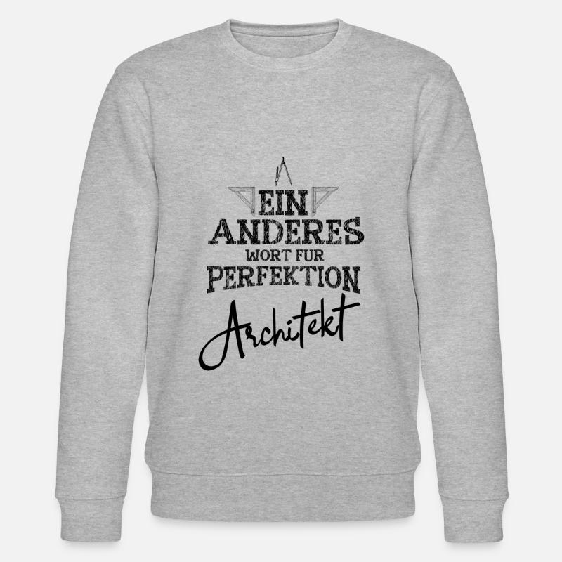 Architekt - Stanley/Stella Unisex Bio-Sweatshirt CHANGER  - Grau meliert