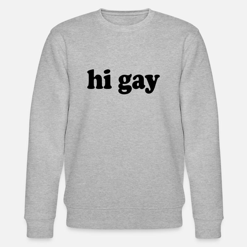 Schwul - Stanley/Stella Unisex Bio-Sweatshirt CHANGER  - Grau meliert