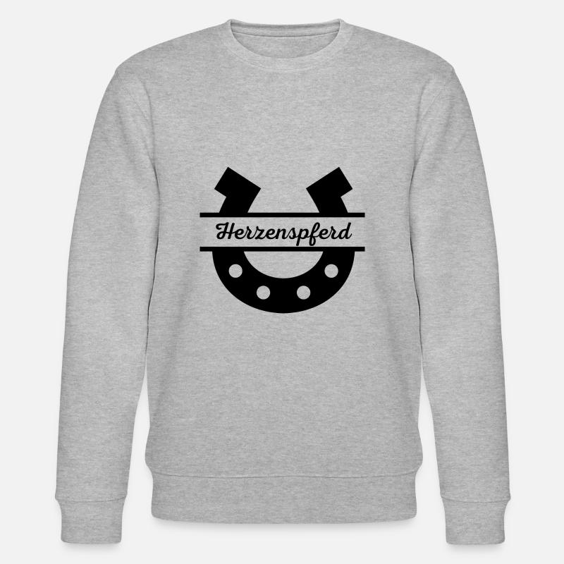 Herzenspferd - Stanley/Stella Unisex Bio-Sweatshirt CHANGER  - Grau meliert
