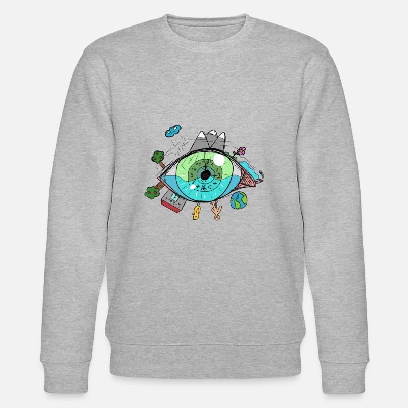 Klimaschutz Klimawandel - Stanley/Stella Unisex Bio-Sweatshirt CHANGER  - Grau meliert