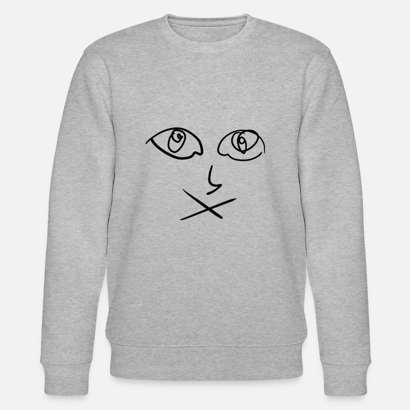 bouche de mundtot - Sweat bio CHANGER Stanley/Stella Unisexe - gris chiné