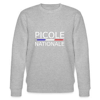 12. Nationale 1. - Stanley/Stella Unisex Bio-Sweatshirt CHANGER  - Grau meliert - Vorne - Nik (191cm) & Marisol (170cm)
