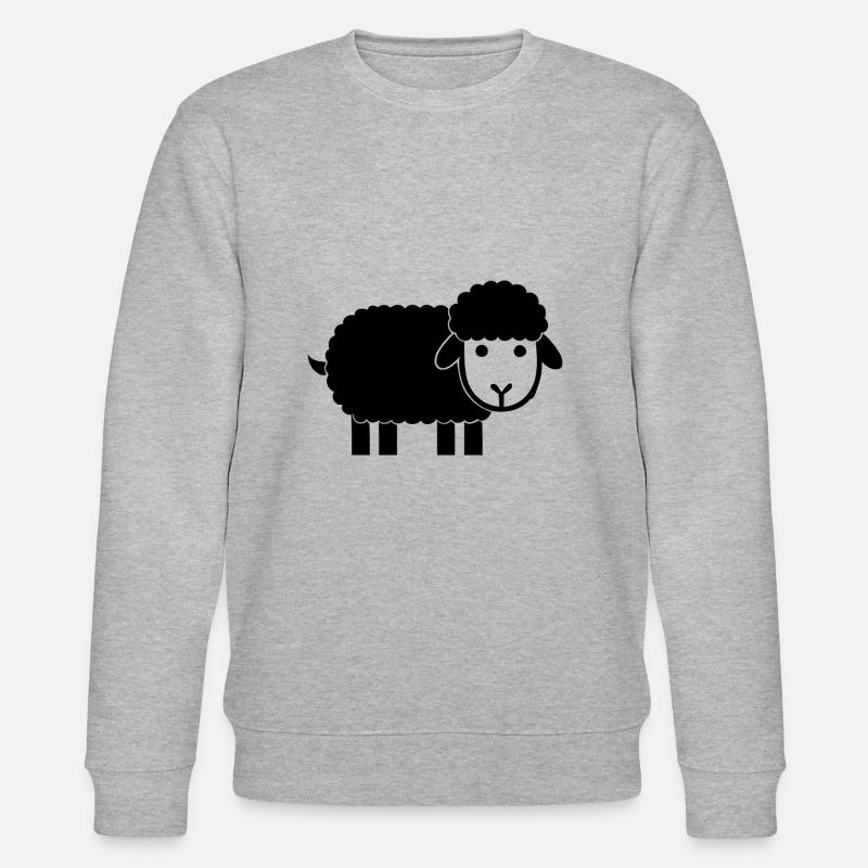 Das süße Schaf - Stanley/Stella Unisex Bio-Sweatshirt CHANGER  - Grau meliert