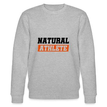 natural athlete - Stanley/Stella Unisex Bio-Sweatshirt CHANGER  - Grau meliert - Vorne - Nik (191cm) & Marisol (170cm)