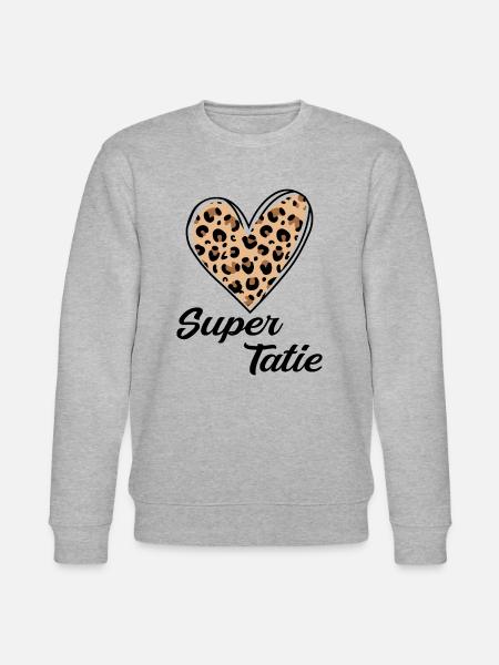 Super Auntie - Stanley/Stella CHANGER Unisex Organic Sweatshirt - heather grey