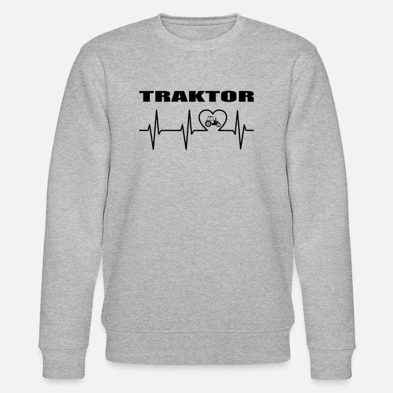 Traktor - Stanley/Stella Unisex Bio-Sweatshirt CHANGER  - Grau meliert