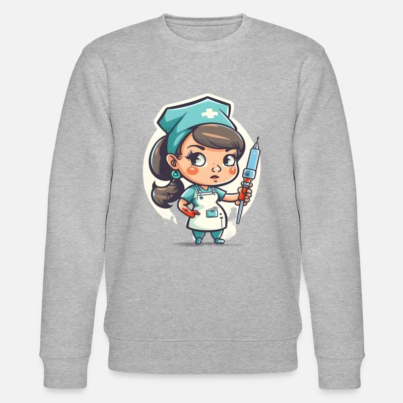 Pflege der Zukunft - Stanley/Stella Unisex Bio-Sweatshirt CHANGER  - Grau meliert