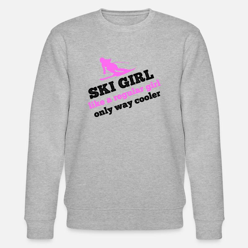 Fille de ski - Sweat bio CHANGER Stanley/Stella Unisexe - gris chiné