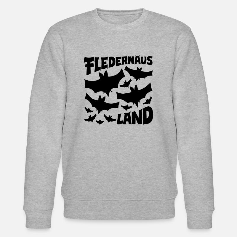 Fledermausland - Stanley/Stella Unisex Bio-Sweatshirt CHANGER  - Grau meliert