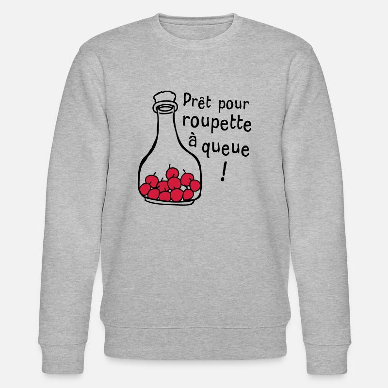 roupette Schwanz - Stanley/Stella Unisex Bio-Sweatshirt CHANGER  - Grau meliert