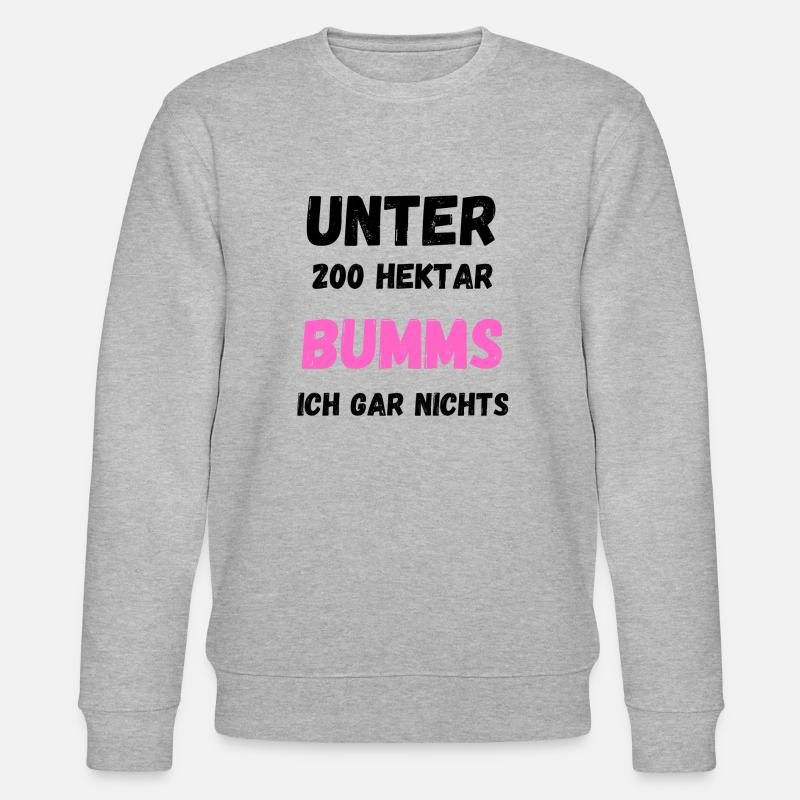 Unter 200 Hektar - Stanley/Stella Unisex Bio-Sweatshirt CHANGER  - Grau meliert