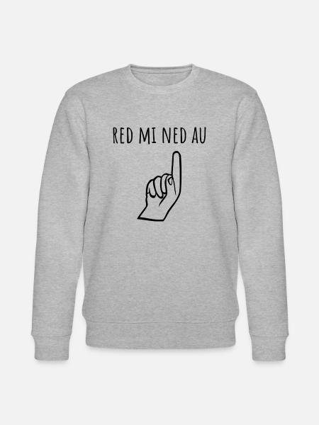 Red mi ned au - Stanley/Stella Unisex Bio-Sweatshirt CHANGER - Grau meliert