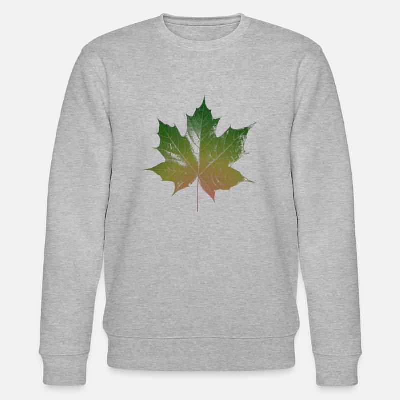 Ahornblatt - Stanley/Stella Unisex Bio-Sweatshirt CHANGER - Grau meliert