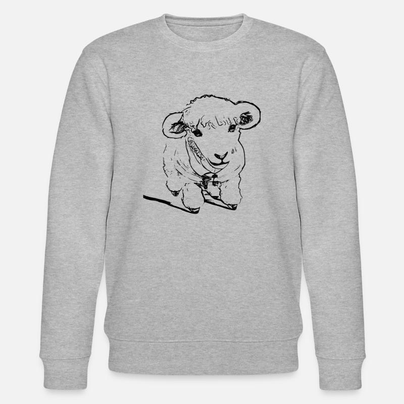 Schäfchen - Stanley/Stella Unisex Bio-Sweatshirt CHANGER  - Grau meliert