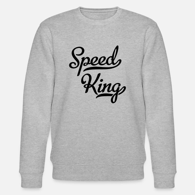 Speed King - Stanley/Stella Unisex Bio-Sweatshirt CHANGER  - Grau meliert