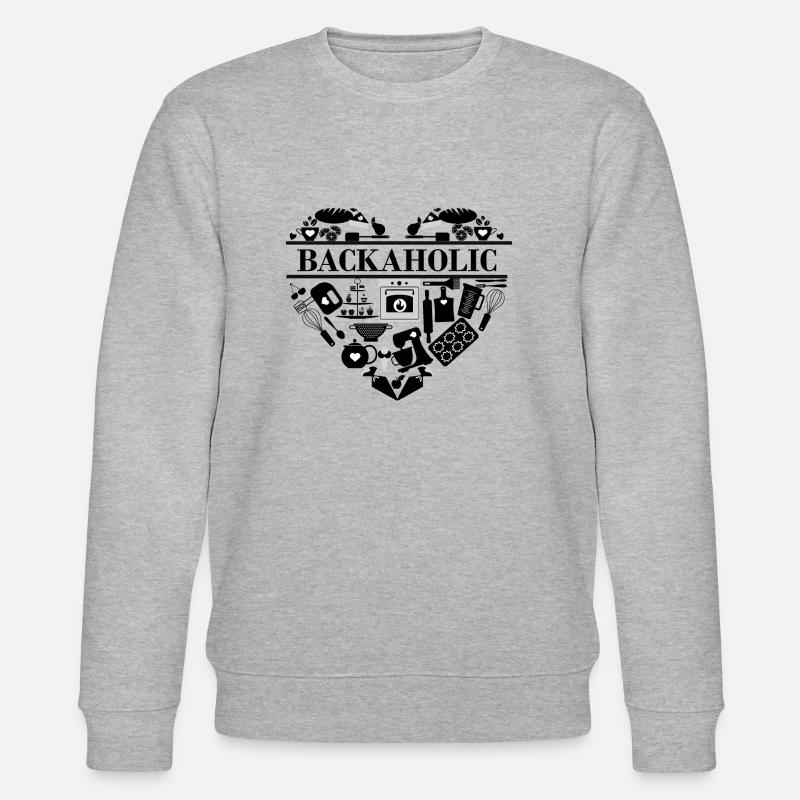 Backaholic - Stanley/Stella Unisex Bio-Sweatshirt CHANGER  - Grau meliert