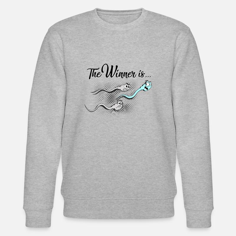 Samen Rennen, Gewinner - Stanley/Stella Unisex Bio-Sweatshirt CHANGER  - Grau meliert