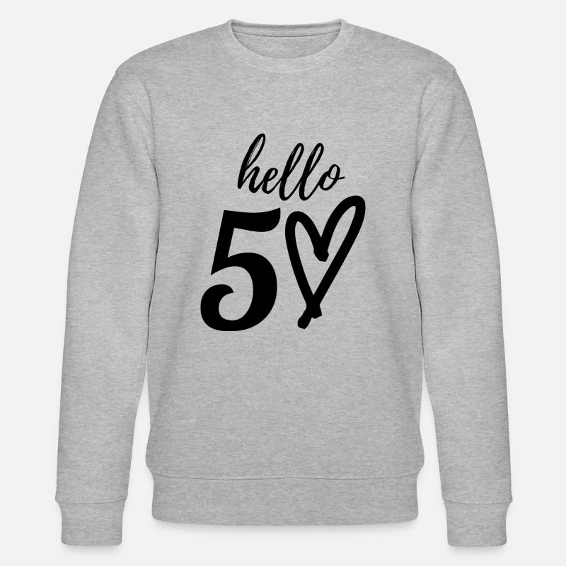 50e anniversaire - Sweat bio CHANGER Stanley/Stella Unisexe - gris chiné