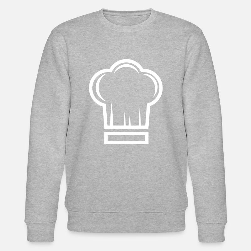 Cuisinier au chapeau de chef - Sweat bio CHANGER Stanley/Stella Unisexe - gris chiné