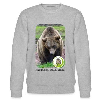 Agonis - Stanley/Stella Unisex Bio-Sweatshirt CHANGER  - Grau meliert - Vorne - Nik (191cm) & Marisol (170cm)