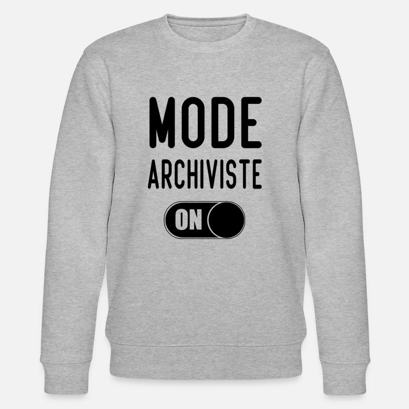 Mode on Cadeau et Archiviste - Sweat bio CHANGER Stanley/Stella Unisexe - gris chiné