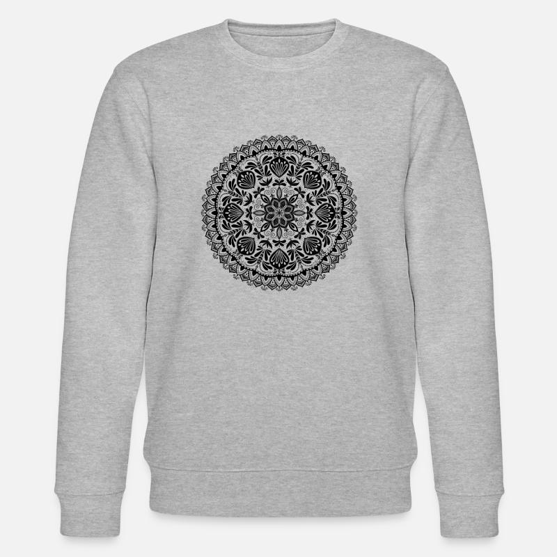 Mandala Good Vibes - Stanley/Stella Unisex Bio-Sweatshirt CHANGER  - Grau meliert