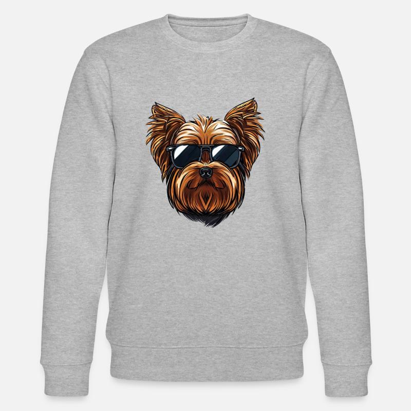 Shih Tzu Le Modèle - Sweat bio CHANGER Stanley/Stella Unisexe - gris chiné