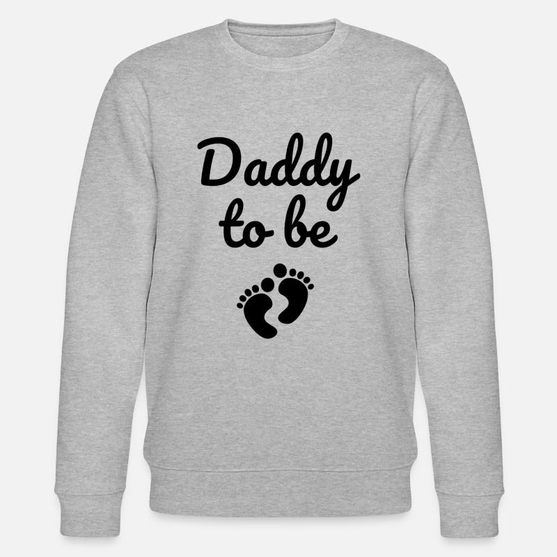 Werdender Papa - Stanley/Stella Unisex Bio-Sweatshirt CHANGER  - Grau meliert