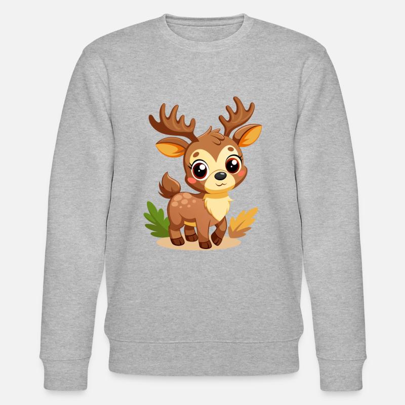 Mignon bébé orignal - Sweat bio CHANGER Stanley/Stella Unisexe - gris chiné