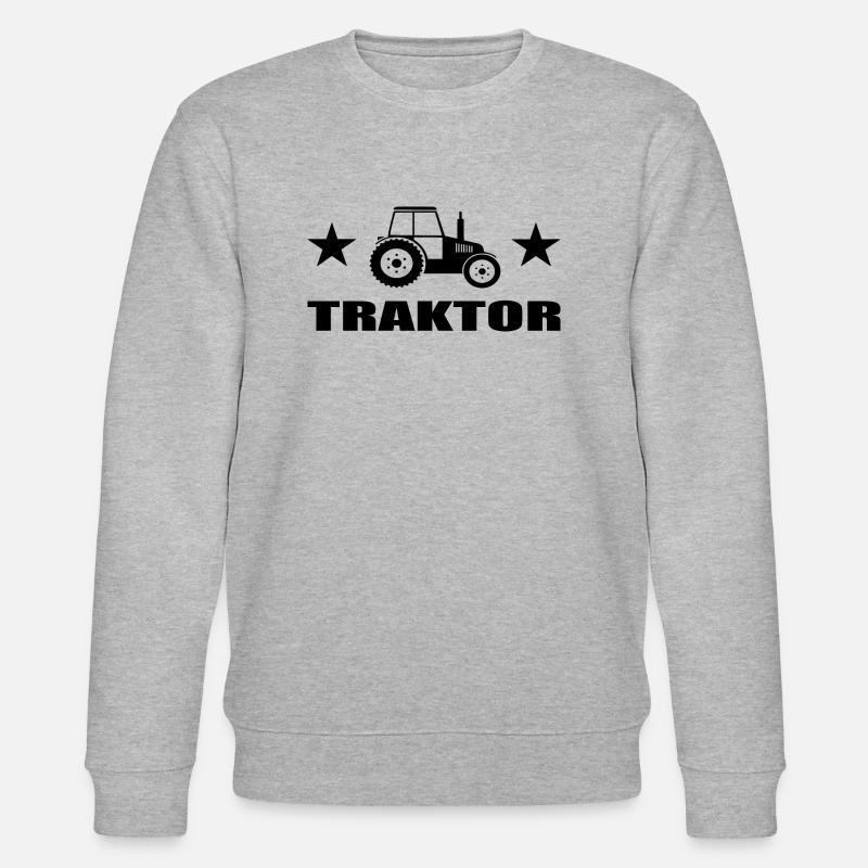 Traktor - Stanley/Stella Unisex Bio-Sweatshirt CHANGER  - Grau meliert