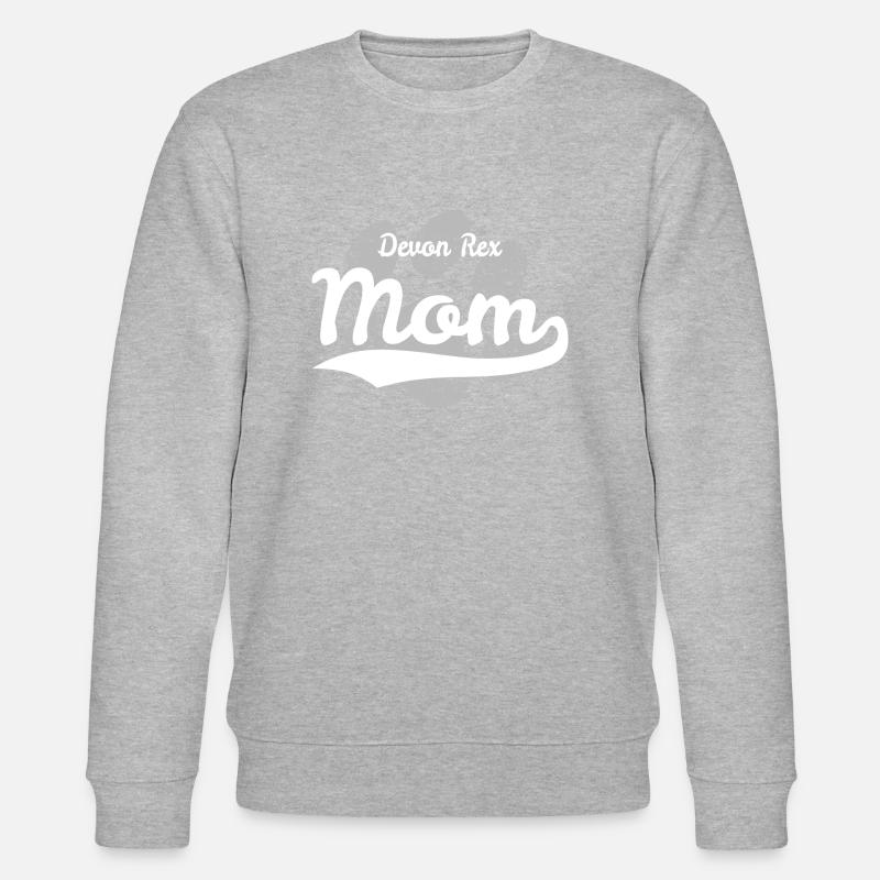 Devon Rex Mom - Stanley/Stella CHANGER Unisex Organic Sweatshirt - heather grey