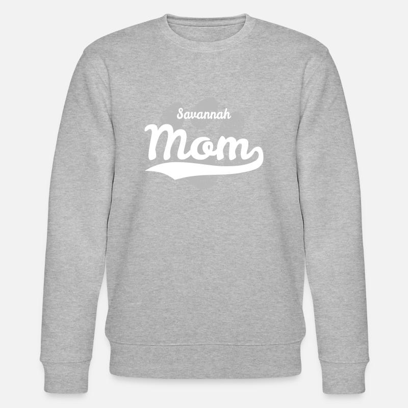 Savannah Mom - Stanley/Stella Unisex Bio-Sweatshirt CHANGER  - Grau meliert