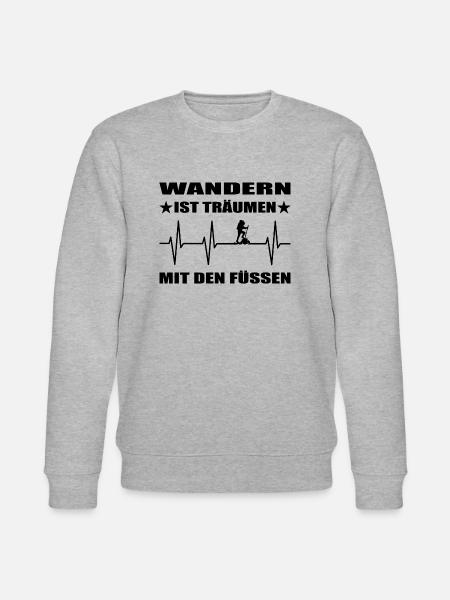 Wandern - Stanley/Stella Unisex Bio-Sweatshirt CHANGER  - Grau meliert