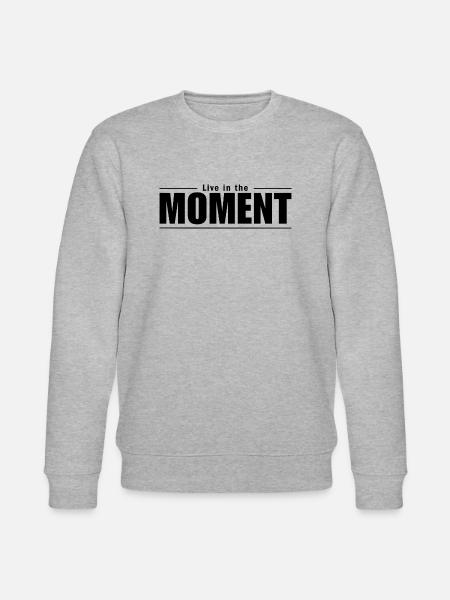 Vivez l’instant présent - Sweat bio CHANGER Stanley/Stella Unisexe - gris chiné