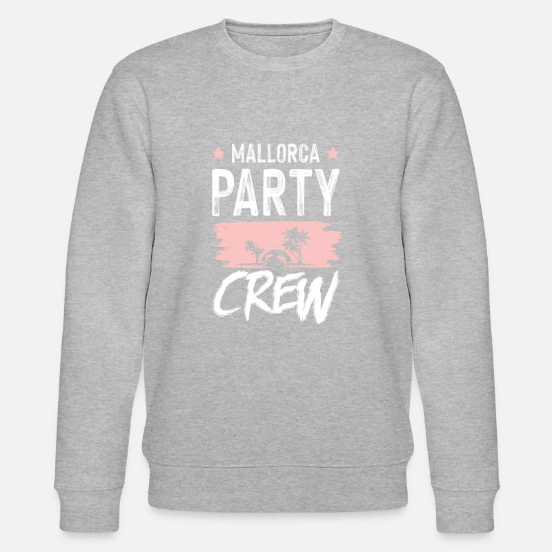 Mallorca Party Crew - Stanley/Stella CHANGER Unisex Organic Sweatshirt - heather grey