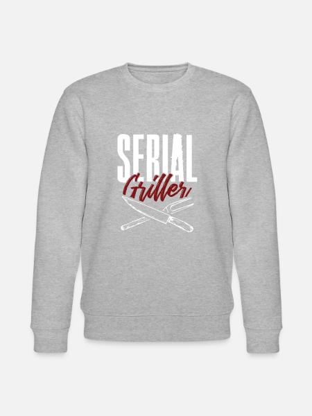 serial griller - Sweat bio CHANGER Stanley/Stella Unisexe - gris chiné