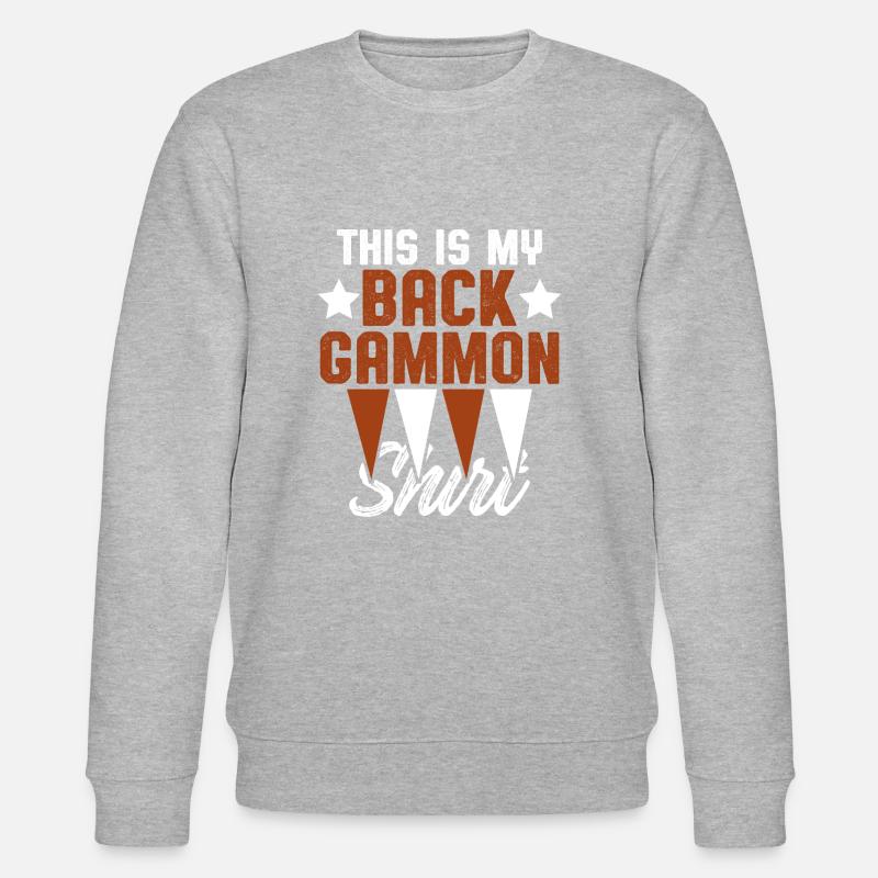 t-shirt backgammon - Sweat bio CHANGER Stanley/Stella Unisexe - gris chiné