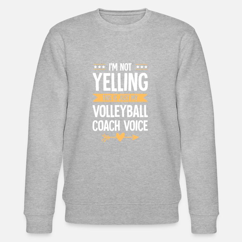 volleyball trainer - Stanley/Stella Unisex Bio-Sweatshirt CHANGER  - Grau meliert