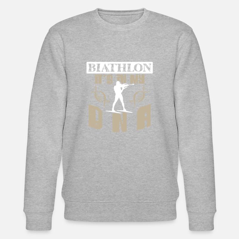 biathlon dann - Stanley/Stella Unisex Bio-Sweatshirt CHANGER  - Grau meliert