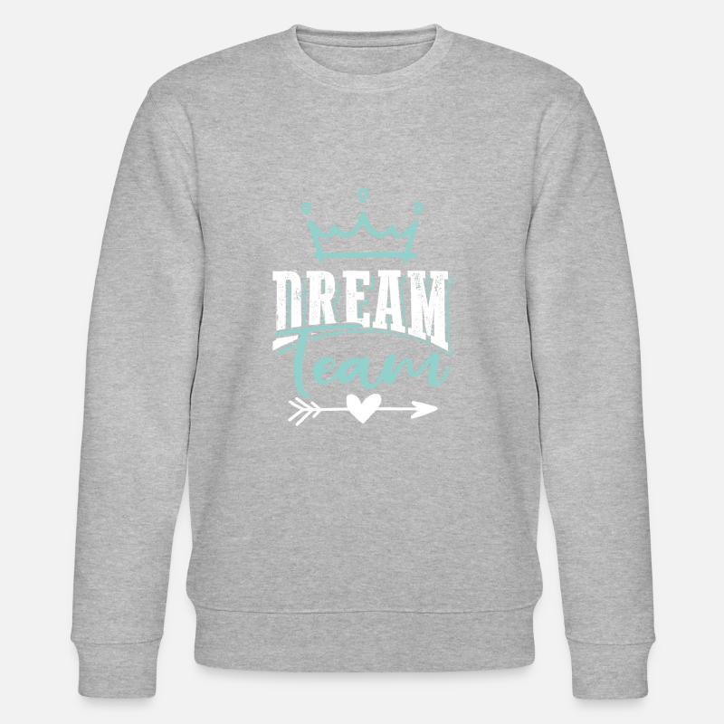 Dream Team - Stanley/Stella Unisex Bio-Sweatshirt CHANGER  - Grau meliert
