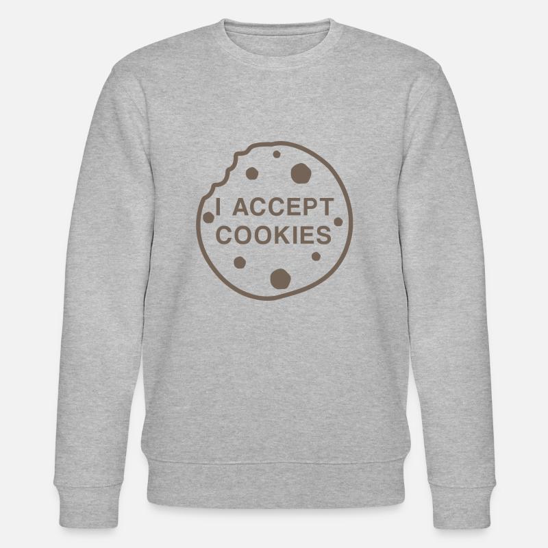 Cookie - Stanley/Stella Unisex Bio-Sweatshirt CHANGER  - Grau meliert