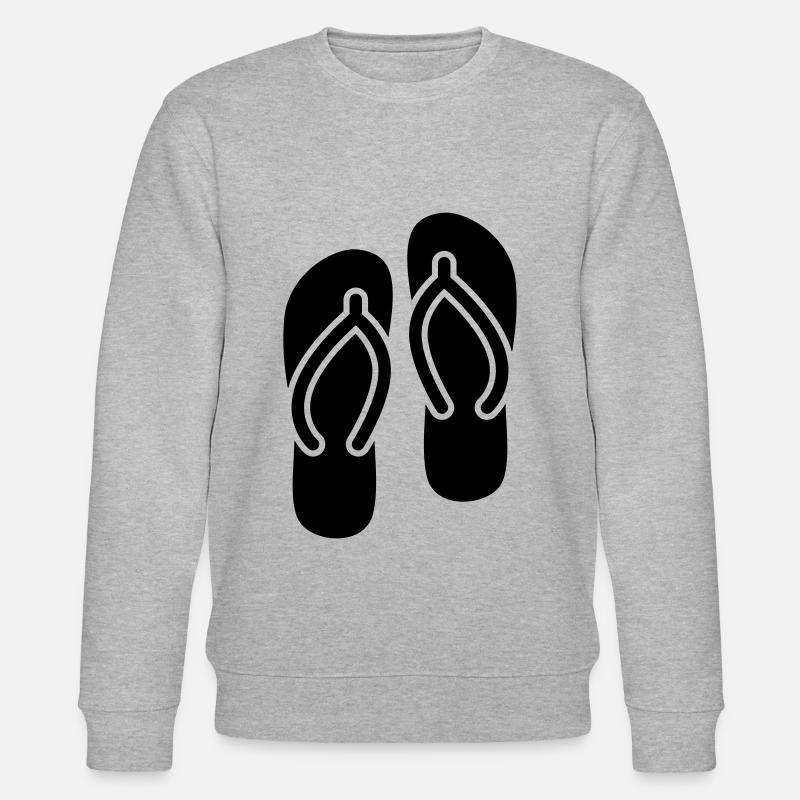 Badelatschen icon - Stanley/Stella Unisex Bio-Sweatshirt CHANGER  - Grau meliert