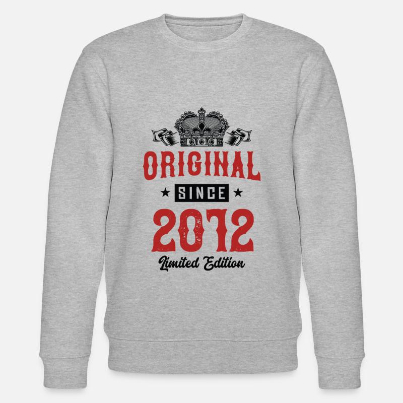 2012 limited edition - Stanley/Stella CHANGER Unisex Organic Sweatshirt - heather grey