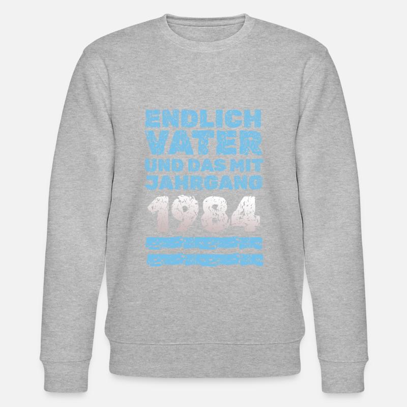 mit 1984 - Stanley/Stella Unisex Bio-Sweatshirt CHANGER  - Grau meliert