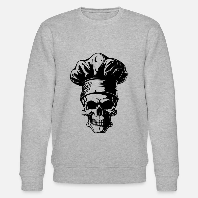Skelett Koch - Stanley/Stella Unisex Bio-Sweatshirt CHANGER  - Grau meliert