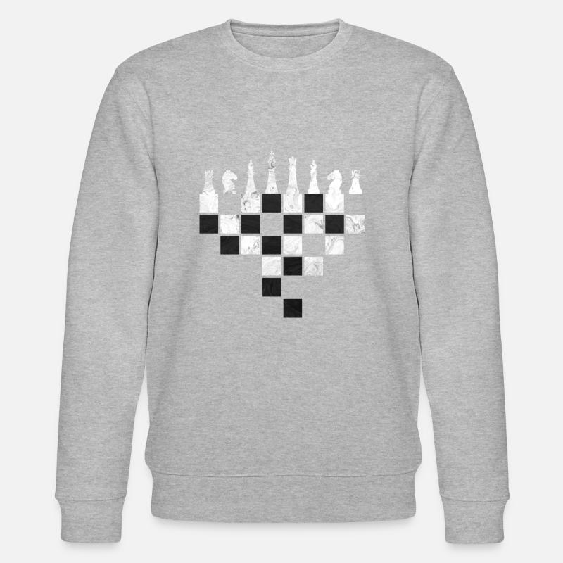 ÉCHECS - Sweat bio CHANGER Stanley/Stella Unisexe - gris chiné