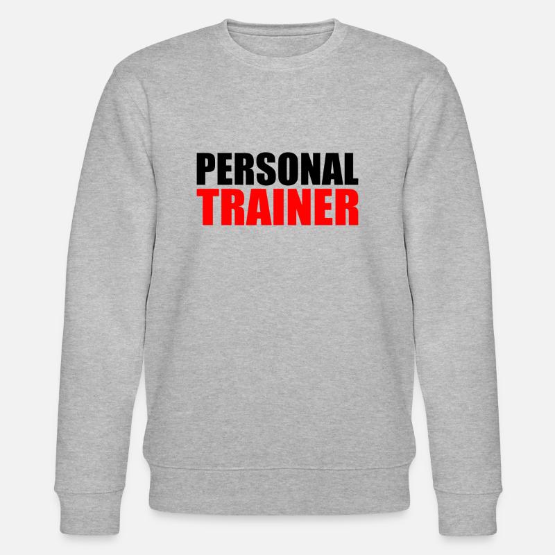 Personal trainer - Stanley/Stella Unisex Bio-Sweatshirt CHANGER  - Grau meliert