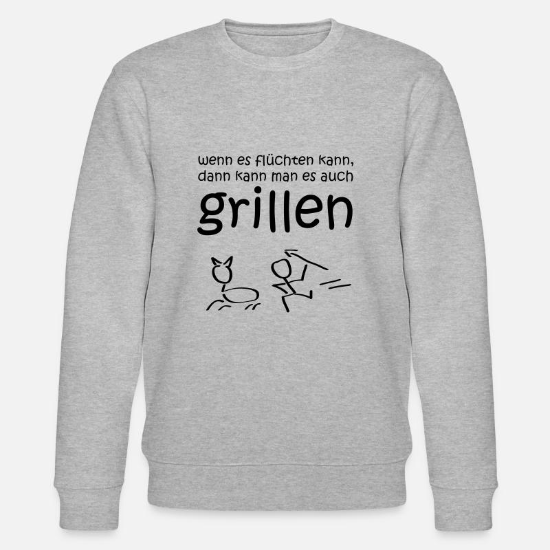 si elle peut fuir 3 - Sweat bio CHANGER Stanley/Stella Unisexe - gris chiné
