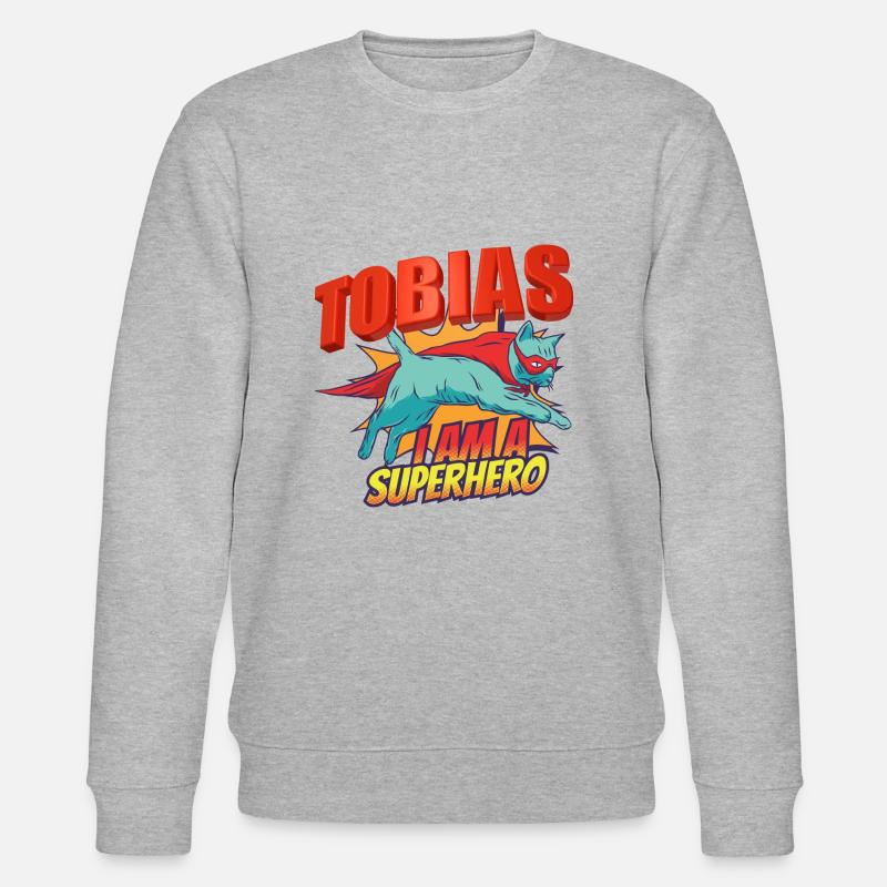 Tobias - Stanley/Stella Unisex Bio-Sweatshirt CHANGER  - Grau meliert