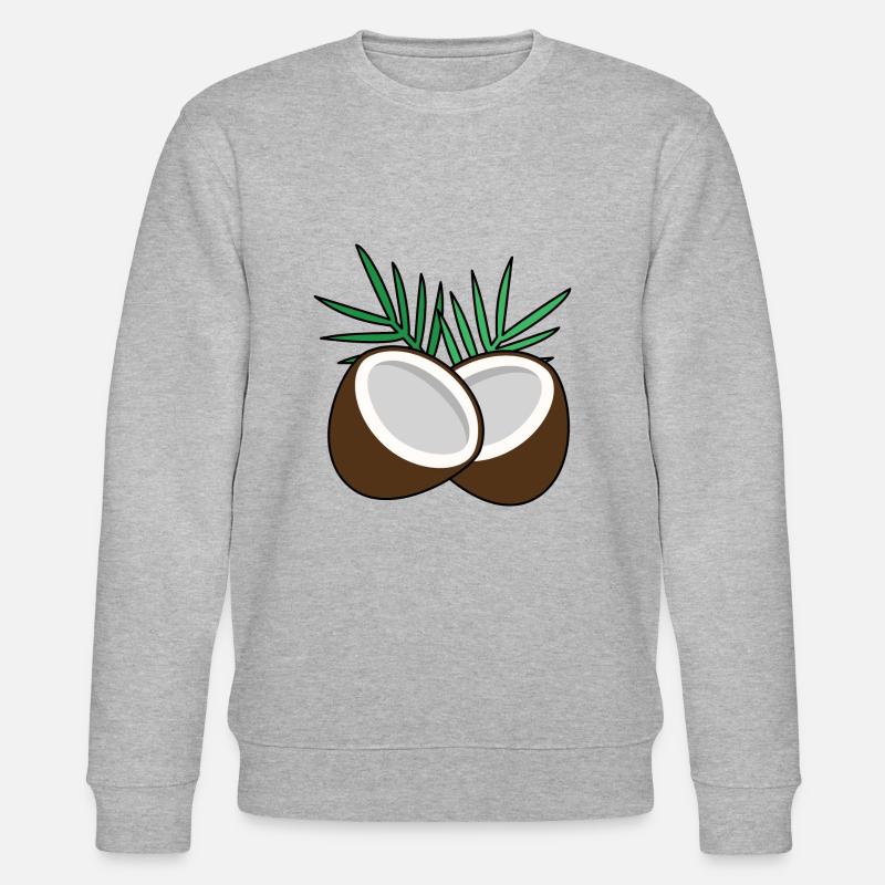 Noix de coco - Sweat bio CHANGER Stanley/Stella Unisexe - gris chiné